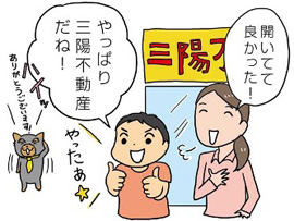 三陽不動産マスコット